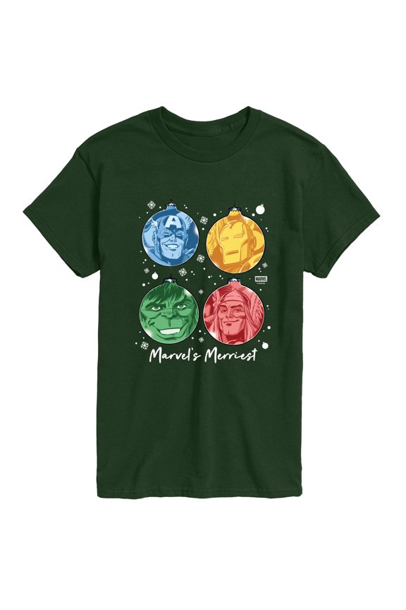 - Merriest Bulbs - Men's Short Sleeve Graphic T-Shirt