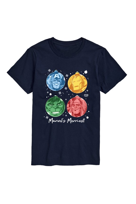 - Merriest Bulbs - Men's Short Sleeve Graphic T-Shirt