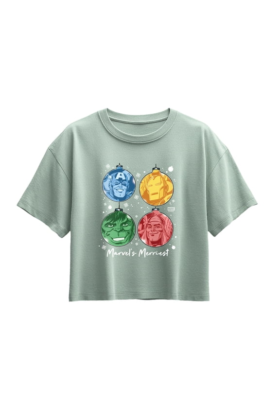 - Merriest Bulbs - Youth Girls Boxy T-Shirt