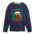 thumbnail image 1 of Marvel - Merry Thwipmas - Youth Long Sleeve Graphic T-Shirt, 1 of 4