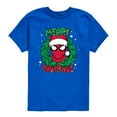 thumbnail image 1 of Marvel - Merry Thwipmas - Youth Short Sleeve Graphic T-Shirt, 1 of 4
