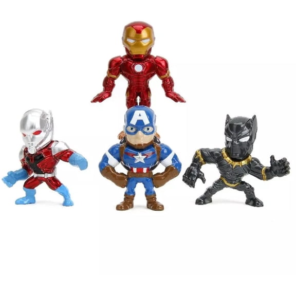 Jada Toys Marvel Avengers 2.5" 4-Pack Die-Cast Figures