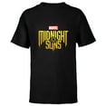 thumbnail image 1 of Marvel Midnight Suns Gamerverse Title Logo - Short Sleeve T-Shirt for Kids - Customized-Black, 1 of 5