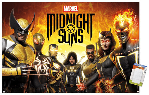 Marvel Midnight Suns - Key Art Wall Poster, 22.375" x 34"