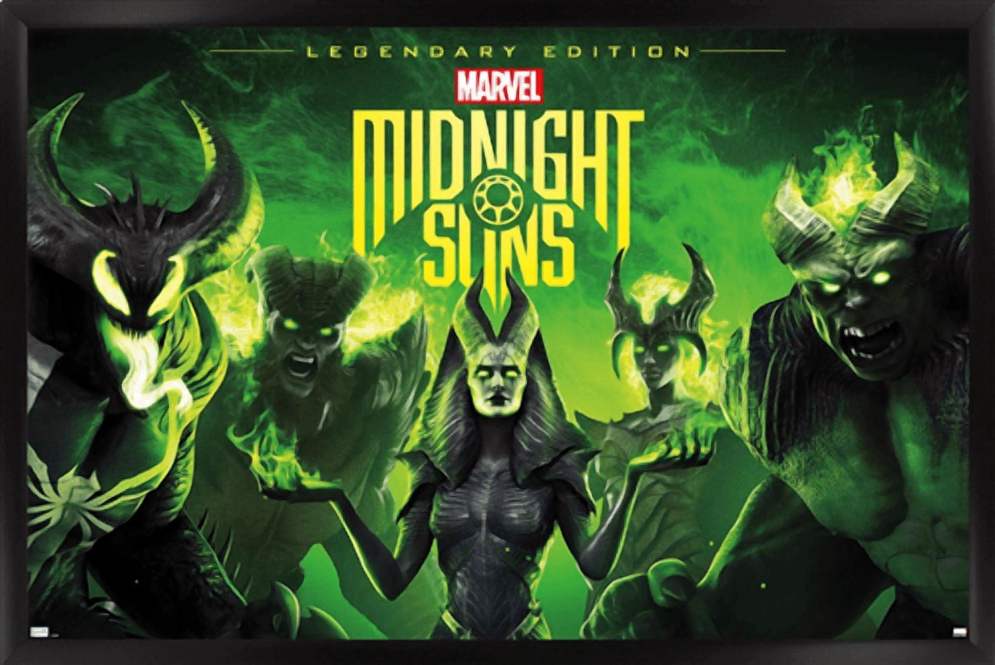 Marvel Midnight Suns - Legendary Key Art Wall Poster, 22.375" x 34" Framed