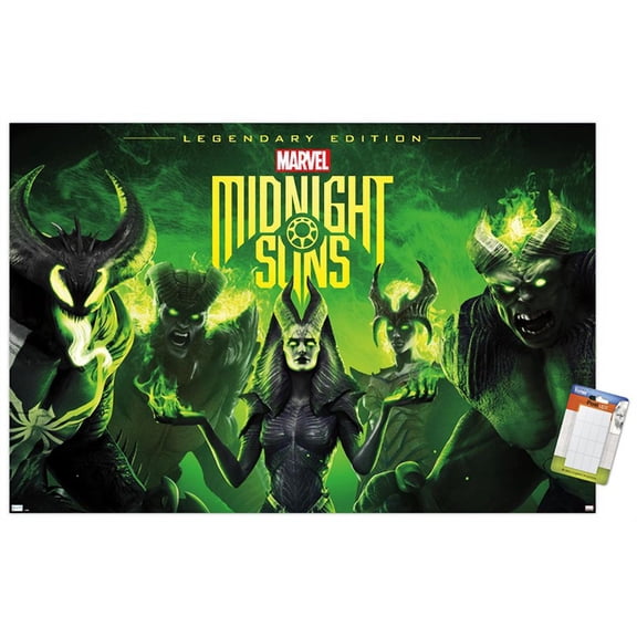 Marvel Midnight Suns - Legendary Key Art Wall Poster, 22.375" x 34"