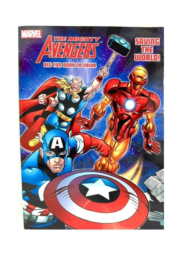 Marvel Might Avengers Coloring & Activity Book