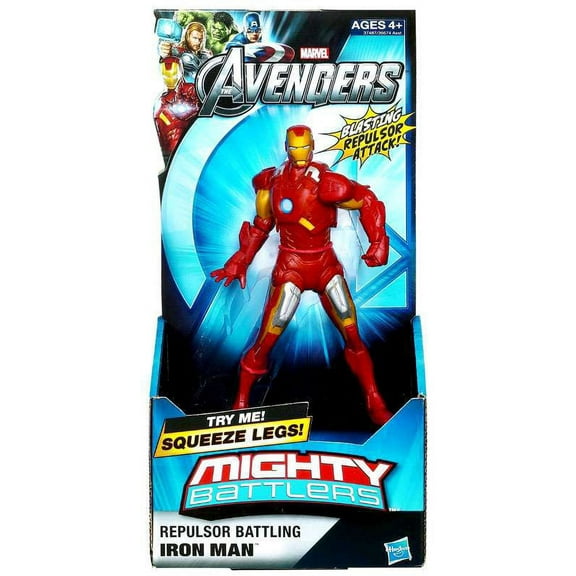 Marvel Mighty Battlers Repulsor Battling Iron Man Action Figure
