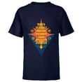 thumbnail image 1 of Marvel Mighty Incredible Amazing Legendary Tough Mom - Short Sleeve T-Shirt for Kids - Customized-Navy, 1 of 5