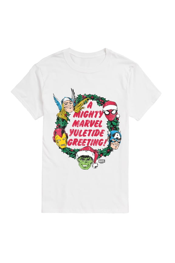 - Mighty Yuletide Greeting - Men's Short Sleeve Graphic T-Shirt