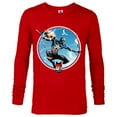 thumbnail image 1 of Marvel Miles Morales Captain America 80th Anniversary Covers Standard - Long Sleeve T-Shirt for Men – Customized-New Red, 1 of 5