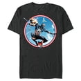 thumbnail image 1 of Marvel Miles Morales Captain America 80th Anniversary Covers Standard - Short Sleeve Blended T-Shirt for Adults – Customized-Dark Heather, 1 of 5
