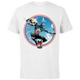 thumbnail image 1 of Marvel Miles Morales Captain America 80th Anniversary Covers Standard - Short Sleeve Cotton T-Shirt for Adults - Customized-White, 1 of 5