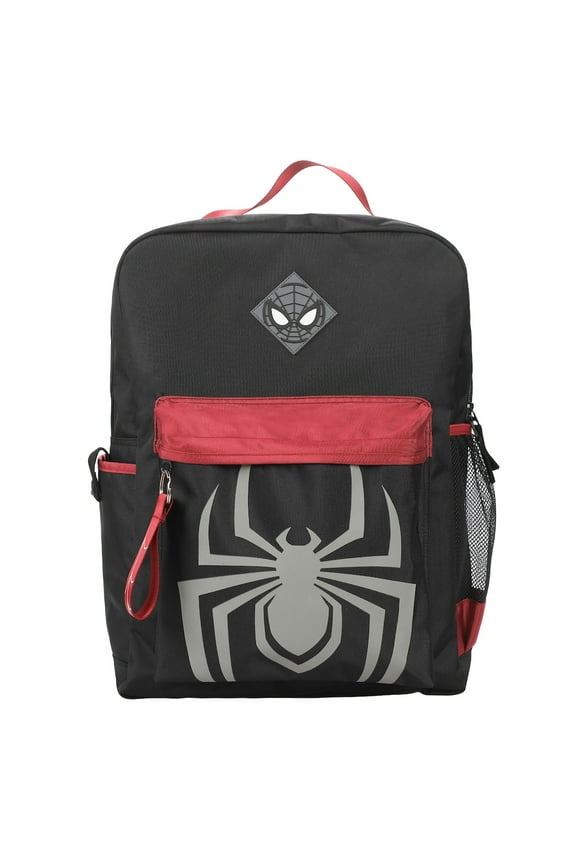 Marvel Miles Morales Game Logo And Mask Women's Black Laptop Backpack