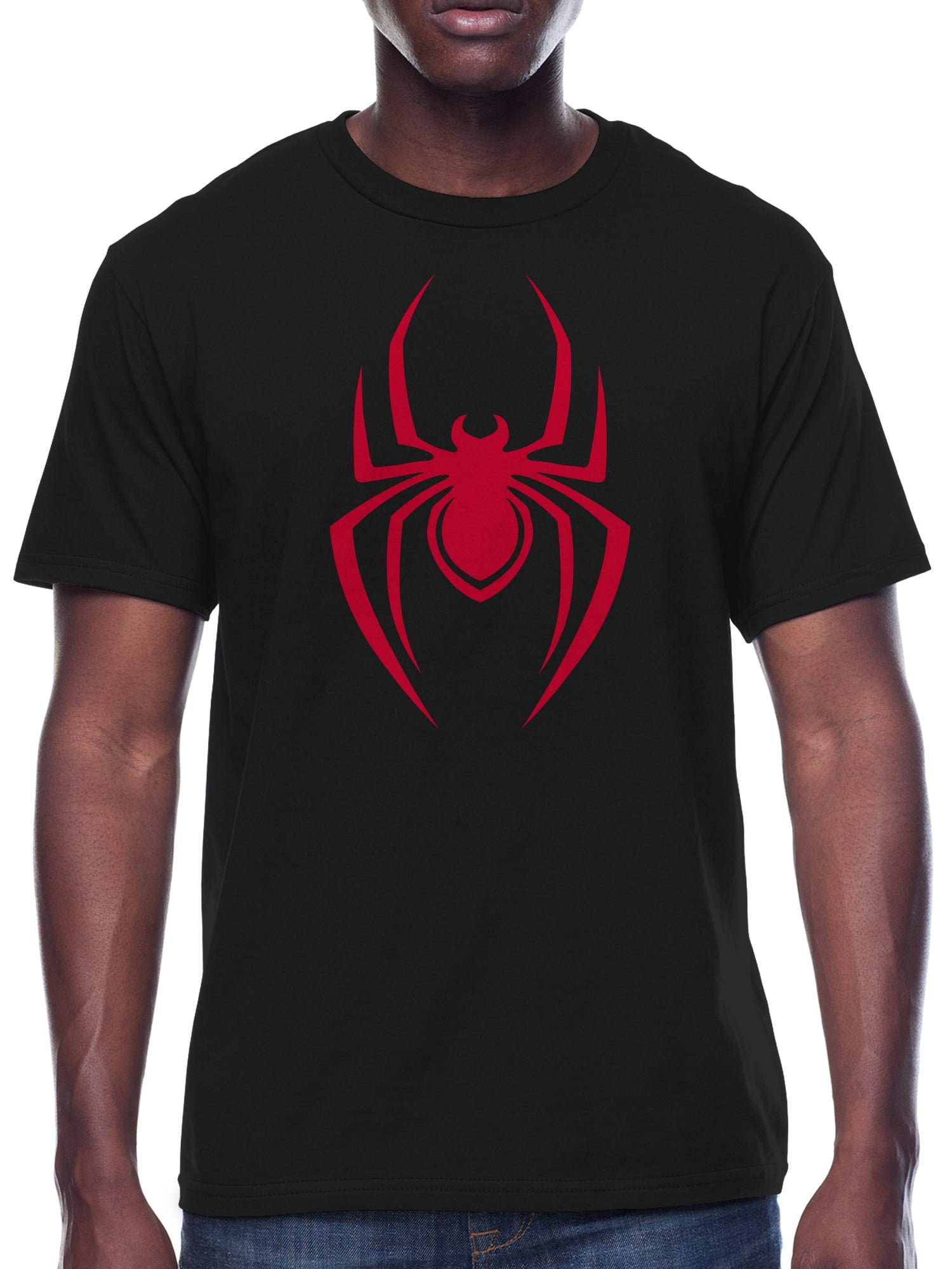 Marvel Miles Morales Spider Logo Men\'s Graphic T-Shirt, Sizes S-3XL | T-Shirts