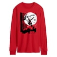 thumbnail image 1 of Marvel - Miles Morales Spiderman Santa - Men's Long Sleeve Graphic T-Shirt, 1 of 3