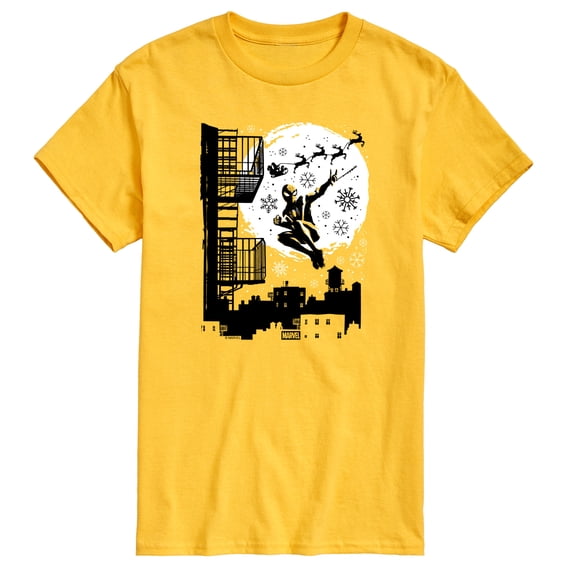 Marvel - Miles Morales Spiderman Santa - Men's Short Sleeve Graphic T-Shirt