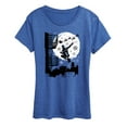thumbnail image 1 of Marvel - Miles Morales Spiderman Santa - Women's Short Sleeve Graphic T-Shirt, 1 of 4