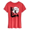 thumbnail image 1 of Marvel - Miles Morales Spiderman Santa - Women's Short Sleeve Graphic T-Shirt, 1 of 4