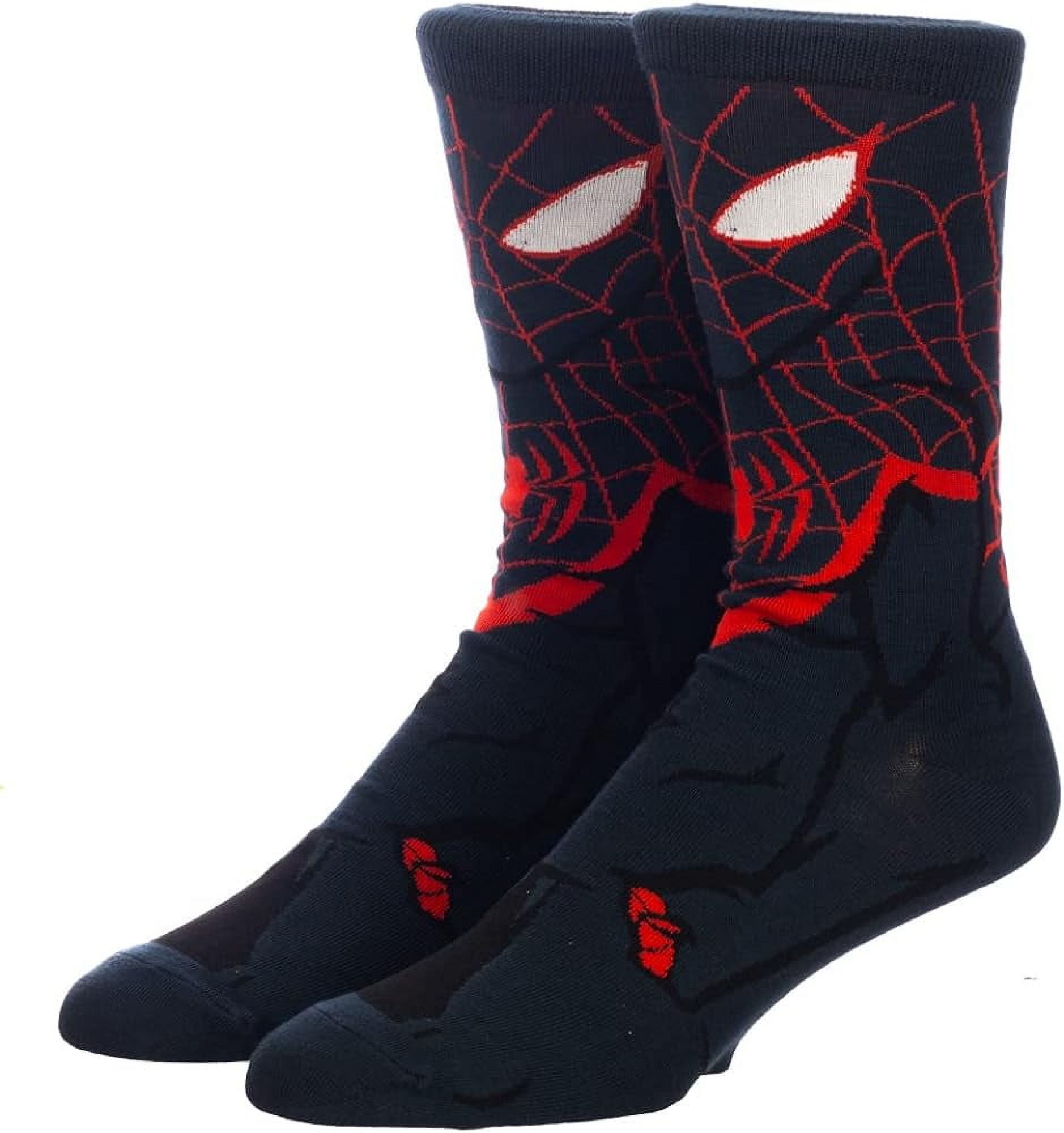 Berkshire Fashion Calzini Marvel Spider-Man Retro – 2 Paia, Taglia Unica Adulto, Rosso E Blu, Con Licenza Ufficiale