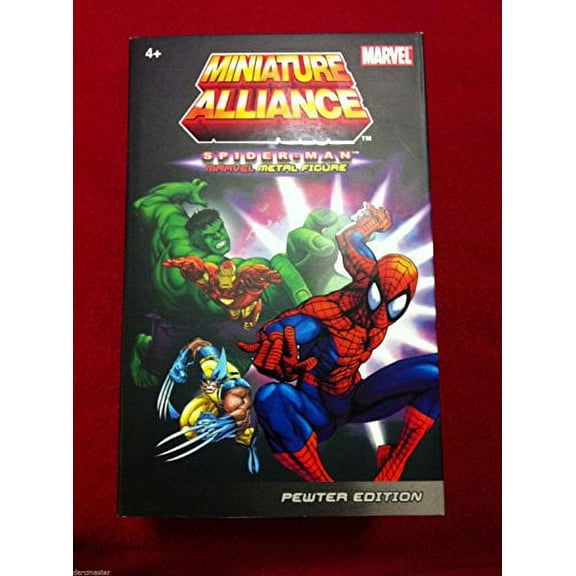 Marvel Miniature Alliance SPIDER-MAN Pewter Metal Figurine