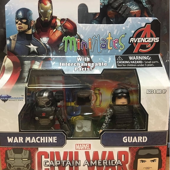 Marvel Minimates Captain America Civil War Guard & War Machine Figures 2 pack