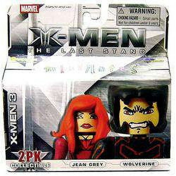 Marvel Minimates Series 14 Wolverine & Jean Grey Minifigure 2-Pack