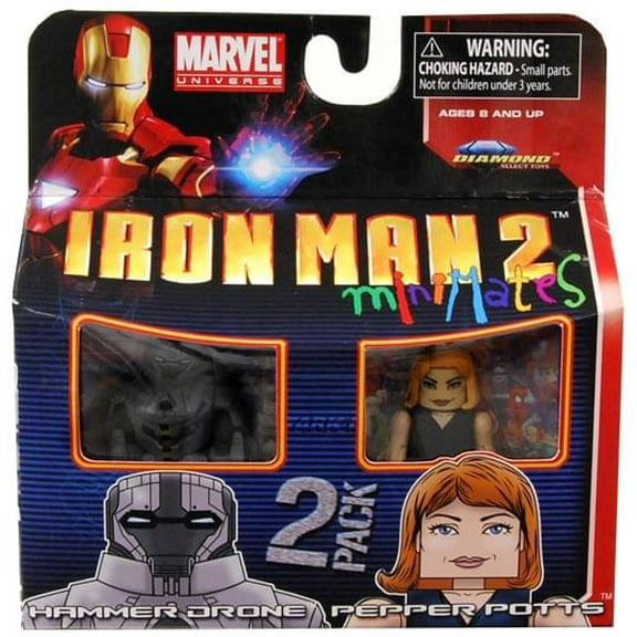 Marvel Minimates Series 35 Hammer Drone & Pepper Potts