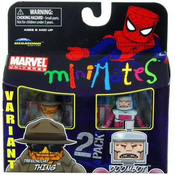 Marvel Minimates Series 37 Figures Trenchcoat Thing & Doombot Variant