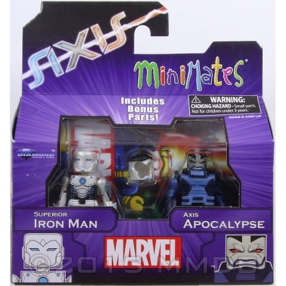 Marvel Minimates Superior Iron Man & Axis Apocalypse 2-Pack Series 62