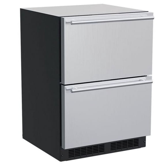 Marvel Mldr224s61a Classic 24" Wide 5 Cu. Ft. Energy Star Rated Drawers Refrigerator -