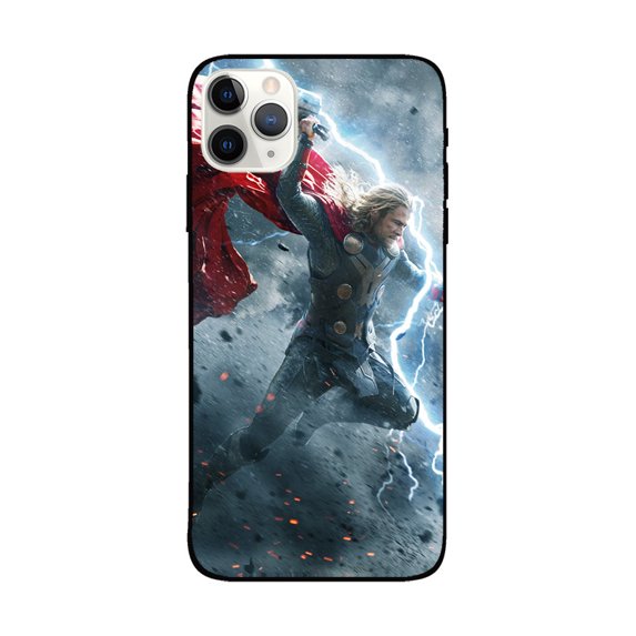Marvel Mobile Phone Case, Suitable for Apple 16Promax Protective Case, All-inclusive Anti-drop Soft Case.