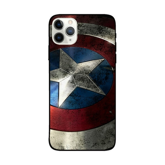 Marvel Mobile Phone Case, Suitable for Apple 16Promax Protective Case, All-inclusive Anti-drop Soft Case.