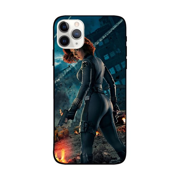 Marvel Mobile Phone Case, Suitable for Apple 16Promax Protective Case, All-inclusive Anti-drop Soft Case.