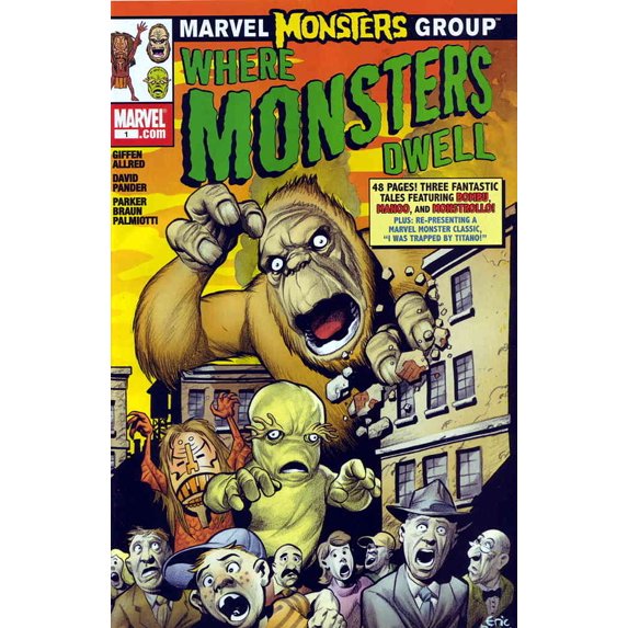 Marvel Monsters: Where Monsters Dwell #1 VF ; Marvel Comic Book