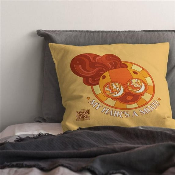 The Northwest 1MAR-69500-0038-OOF 18 x 18 in. Marvel Moon Girl Hair Mood Throw Pillow