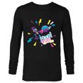 thumbnail image 1 of Marvel Moon Girl and Devil Dinosaur Bubble Blaster Go - Long Sleeve T-Shirt for Men - Customized-Black, 1 of 5