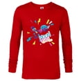 thumbnail image 1 of Marvel Moon Girl and Devil Dinosaur Bubble Blaster Go - Long Sleeve T-Shirt for Men - Customized-New Red, 1 of 5