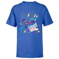 thumbnail image 1 of Marvel Moon Girl and Devil Dinosaur Bubble Blaster Go - Short Sleeve T-Shirt for Kids - Customized-Royal, 1 of 5