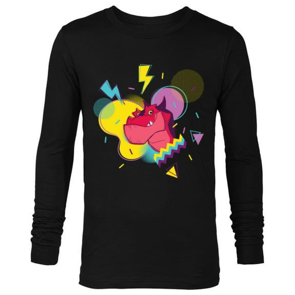 Marvel Moon Girl and Devil Dinosaur Dino Inspiration - Long Sleeve T-Shirt for Men - Customized-Black