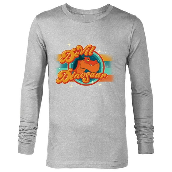 Marvel Moon Girl and Devil Dinosaur Dino Logo with Stars - Long Sleeve T-Shirt for Men - Customized-Athletic Heather