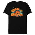 thumbnail image 1 of Marvel Moon Girl and Devil Dinosaur Dino Logo with Stars - Short Sleeve Blended T-Shirt for Adults - Customized-Black, 1 of 5