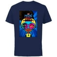 thumbnail image 1 of Marvel Moon Girl and Devil Dinosaur Goggles Good vs. Bad - Short Sleeve Cotton T-Shirt for Adults - Customized-Navy, 1 of 5