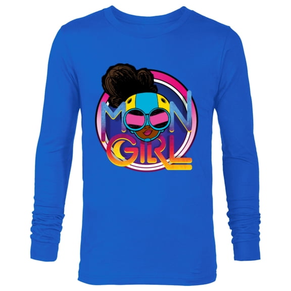 Marvel Moon Girl and Devil Dinosaur Logo with Goggles - Long Sleeve T-Shirt for Men - Customized-Navy