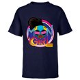 thumbnail image 1 of Marvel Moon Girl and Devil Dinosaur Logo with Goggles - Short Sleeve T-Shirt for Kids - Customized-Navy, 1 of 5