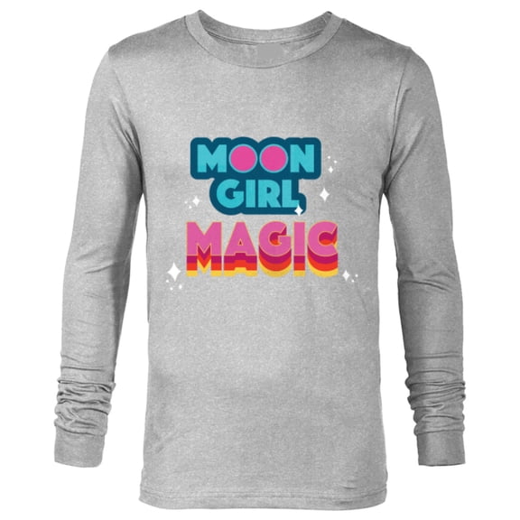 Marvel Moon Girl and Devil Dinosaur Moon Girl Magic Logo - Long Sleeve T-Shirt for Men - Customized-Athletic Heather