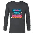 thumbnail image 1 of Marvel Moon Girl and Devil Dinosaur Moon Girl Magic Logo - Long Sleeve T-Shirt for Men - Customized-Charcoal Heather, 1 of 5