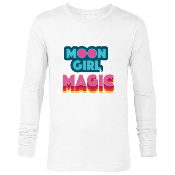 Marvel Moon Girl and Devil Dinosaur Moon Girl Magic Logo - Long Sleeve T-Shirt for Men - Customized-White