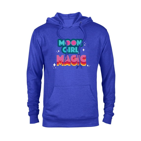 Marvel Moon Girl and Devil Dinosaur Moon Girl Magic Logo - Pullover Hoodie for Adults - Customized-Navy
