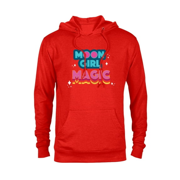 Marvel Moon Girl and Devil Dinosaur Moon Girl Magic Logo - Pullover Hoodie for Adults - Customized-Red